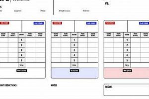 Understanding the MMA Scorecard: A Guide | Ultimate Guide to MMA: Training, Techniques, and Top Fighters in The World