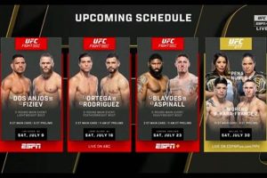 Official MMA Fights Schedule & Fight Cards Ultimate Guide to MMA: Training, Techniques, and Top Fighters in The World Official MMA Fights Schedule & Fight Cards | Ultimate Guide to MMA: Training, Techniques, and Top Fighters in The World