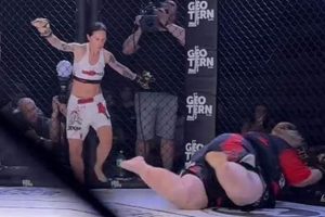 Shocking! MMA Fighter KOs Herself in Fight Ultimate Guide to MMA: Training, Techniques, and Top Fighters in The World Shocking! MMA Fighter KOs Herself in Fight | Ultimate Guide to MMA: Training, Techniques, and Top Fighters in The World