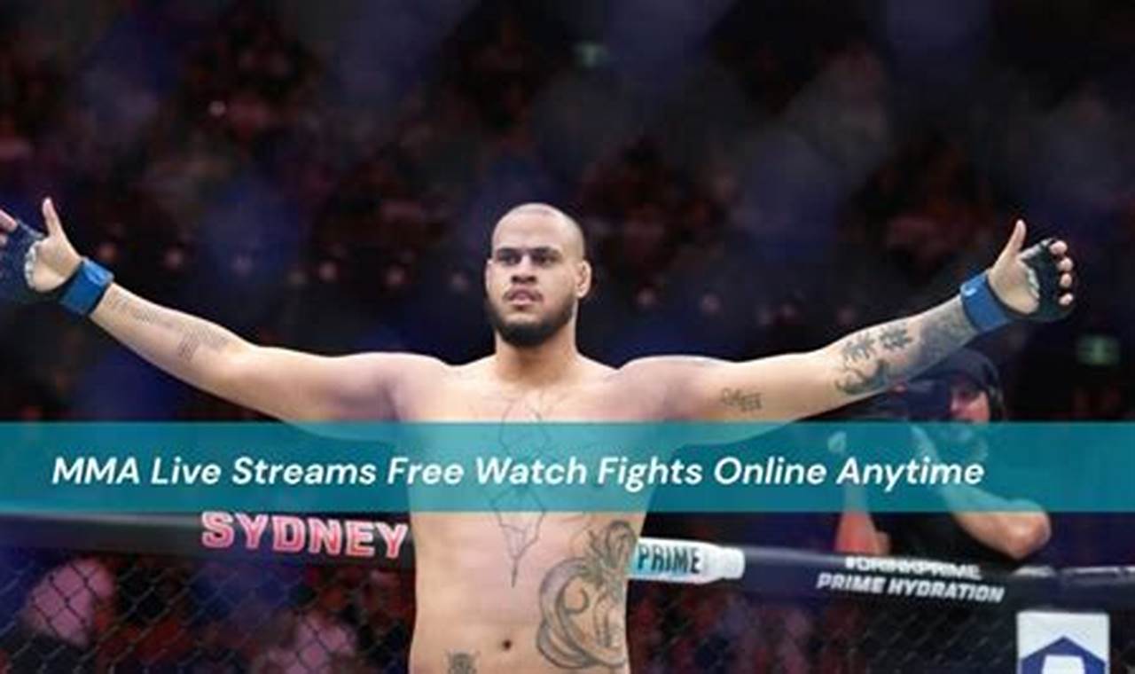 Mma Streams Online Free | Ultimate Guide to MMA: Training, Techniques, and Top Fighters in The World
