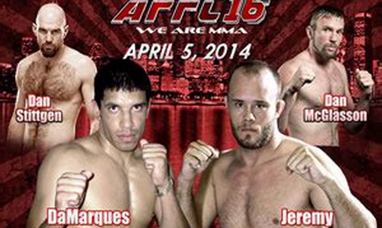 Upcoming APFC MMA Fight Card & Schedule | Ultimate Guide to MMA: Training, Techniques, and Top Fighters in The World