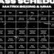 Boxing Mma Schedule | Ultimate Guide to MMA: Training, Techniques, and Top Fighters in The World